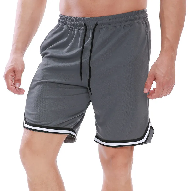 Summer New Gym Shorts Hommes Sport Fitness Dry Fit Bodybuilding Homme Tennis Basketball Football Football Formation Shorts T200518