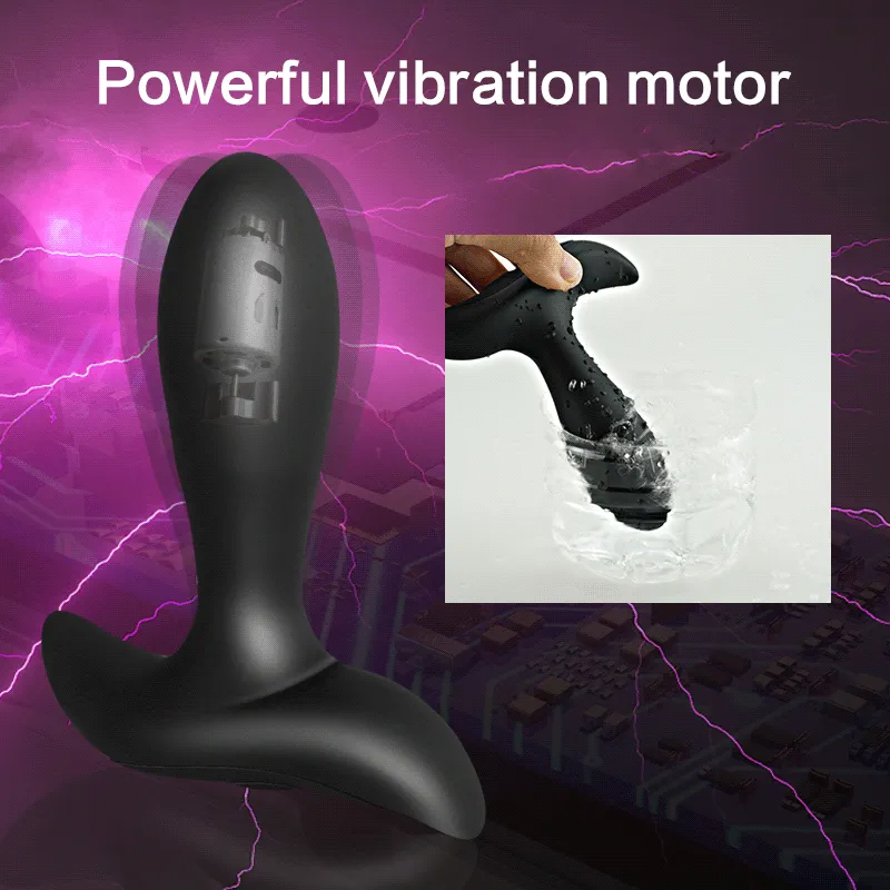 10 Modo Vibradores Anal Massageador masculino Vibrando plugues de bujão anal vibratória para mulheres USB brinquedos sexuais recarregáveis para homens Y1209991