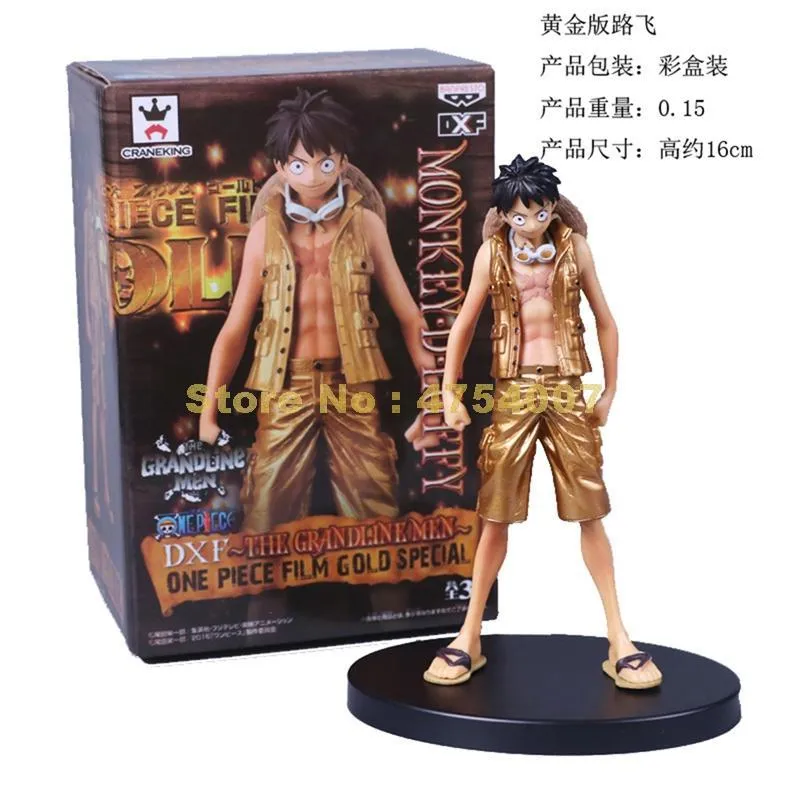 anime set one piece film gold sanji luffy chopper zoro nico nami robin usopp brook franky action figure Toy Y200421270T6707096