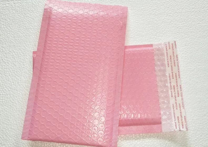 Carta da regalo 15x20 5 cm Spazio utilizzabile rosa Buste postali a bolle d'aria imbottite Buste postali autosigillanti2719