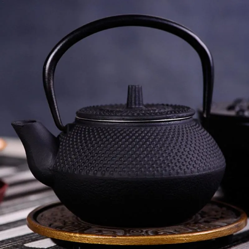 المفضل جديد عالي الجودة كاملة 300 مل المصغرة الحديد الزهر غلاية شاي شاي مجموعة المصنع مباشرة S2365