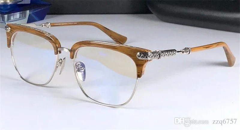 Nieuwe fahsion bril chrom-h bril Verti mannen oogframe ontwerp kan op recept bril vintage frame steampunk style2704 doen