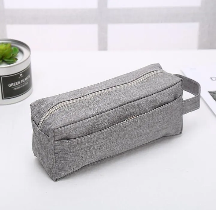 Women Men Men Pvc Grey Plain Laign Sport Sport Cosmetic Bag Outdoor