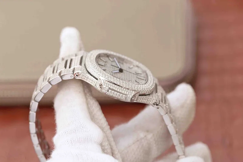 N platine femme designer montres de luxe 5719 10g-010 montres pour femmes montre en diamant montre de luxe montres de luxe pour femm2648