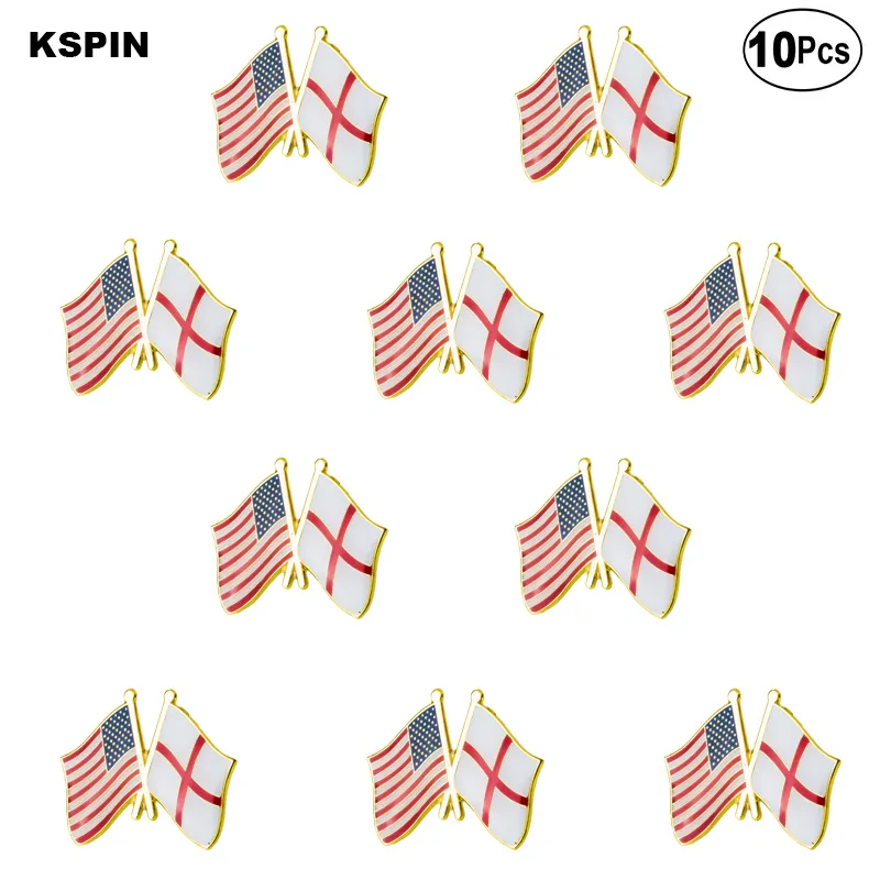 Insignia de bandera de Pin de solapa de Inglaterra de EE. UU., broche, insignias