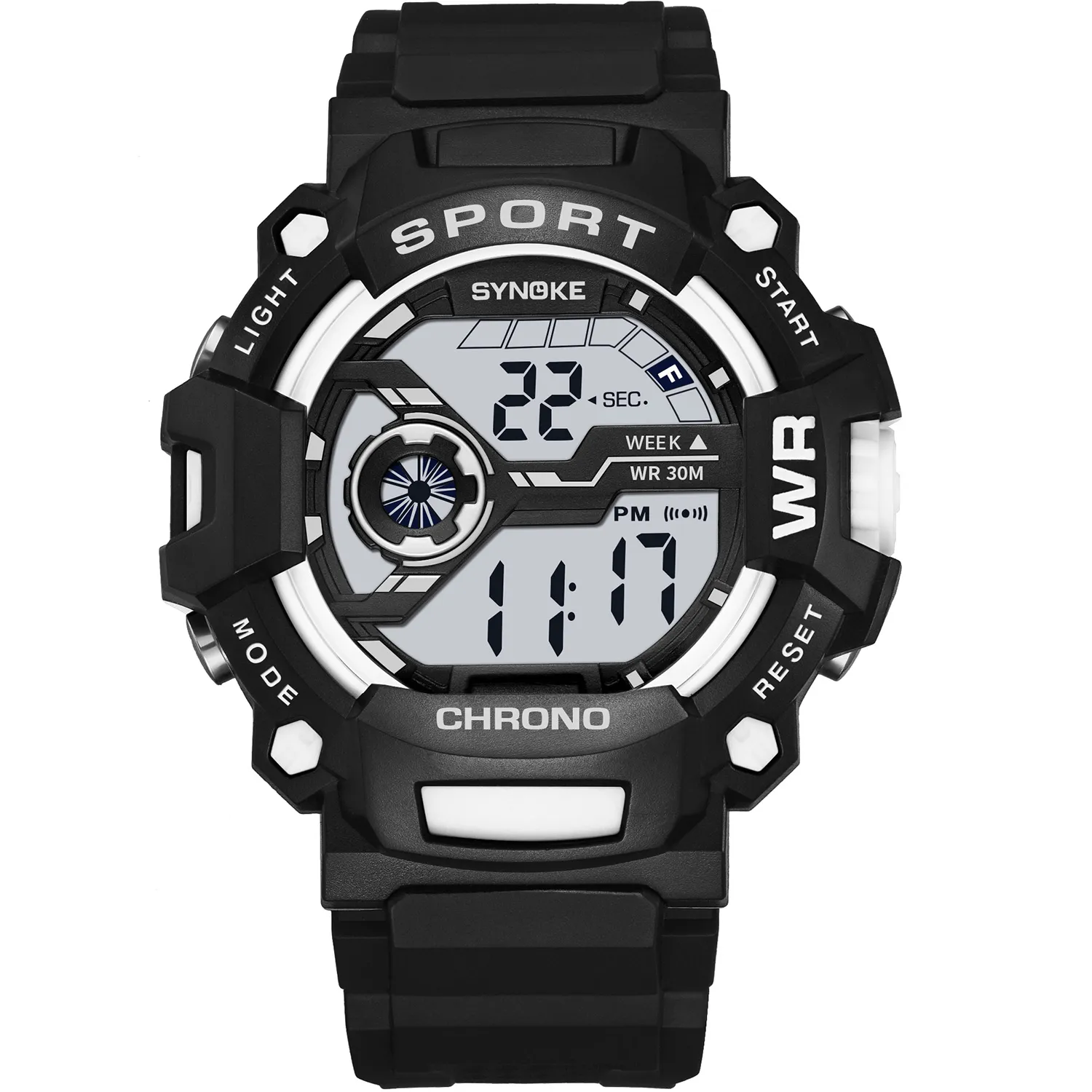 PANARS Reloj Digital a la moda para hombre, resistente al agua, para deportes al aire libre, relojes de pulsera deportivos para hombre, reloj electrónico LED para hombre 297v