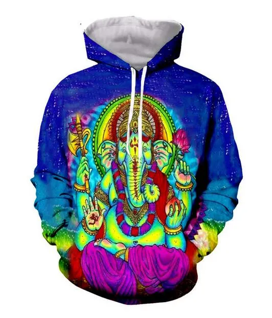 Mens Designer Hoodies pour Femmes Hommes Couples Sweat Amoureux 3d Éléphant Hoodies Manteaux Pulls À Capuche Tees Vêtements R176