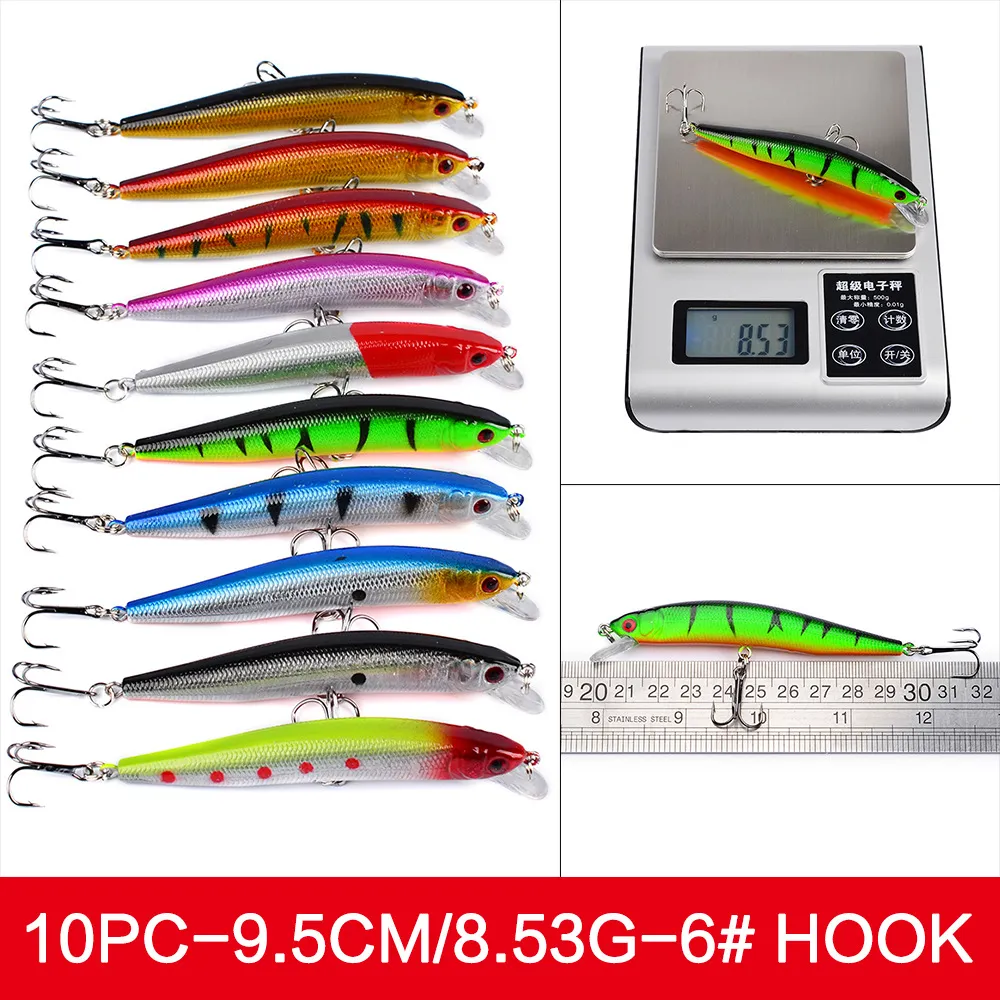 Fishing Lures Set Mixed Minnow Lure Bait Crankbait Tackle Bass For  Saltwater Freshwater Trout Bass Salmon Fishing254r From 25,54 €