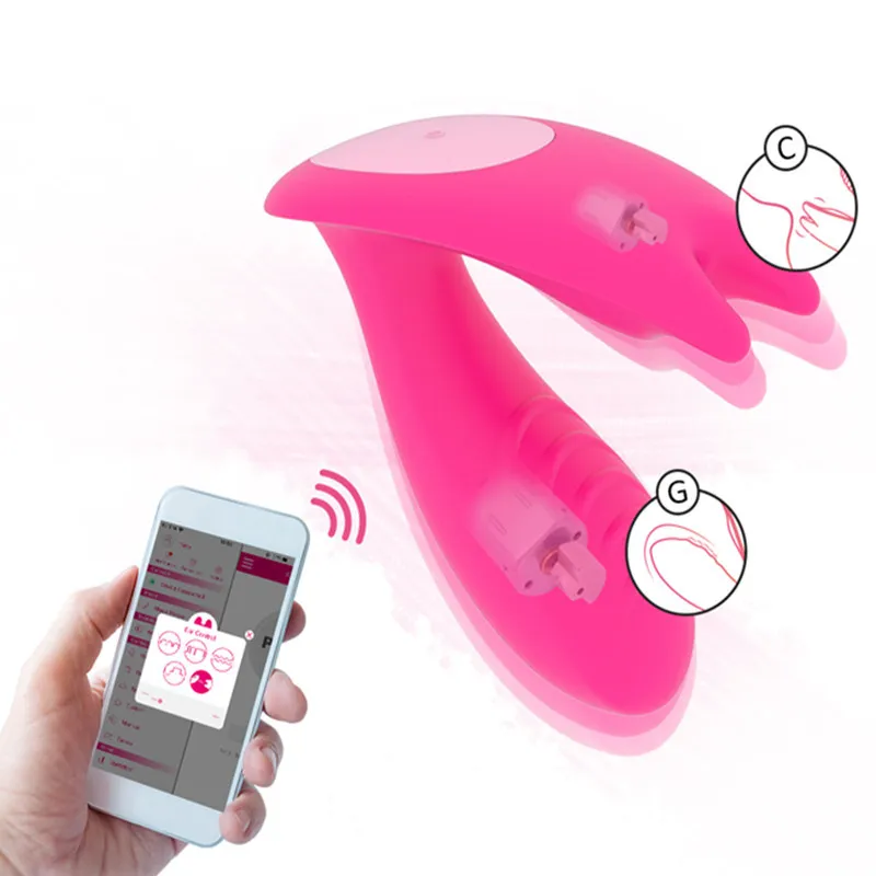 Magic Motion App Bluetooth Wibrator Majtki G-Spot Clitoris Pilot Pilot Wearable Massager Rabbit Wand Sex Zabawki Dla Kobiety Y191217