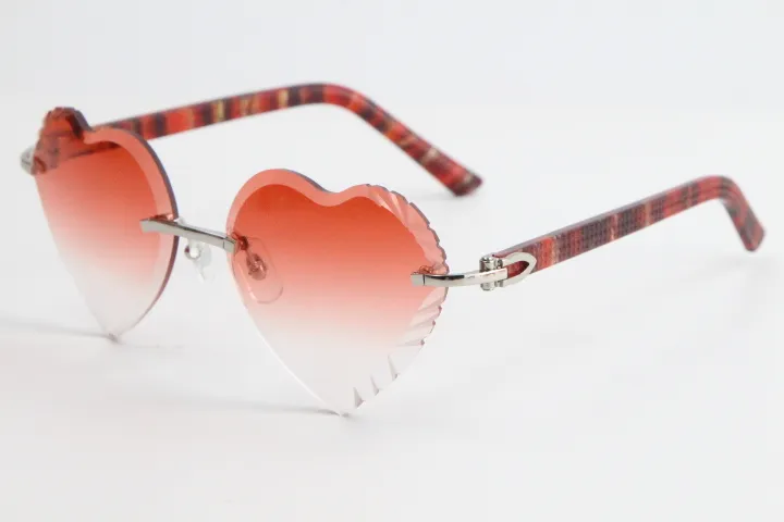 Venta de nuevas gafas de sol sin borde de marmano Gafas de sol 3524012 Top Rim Focus Eyewear y lentes triangulares alargadas unisex Fas3011