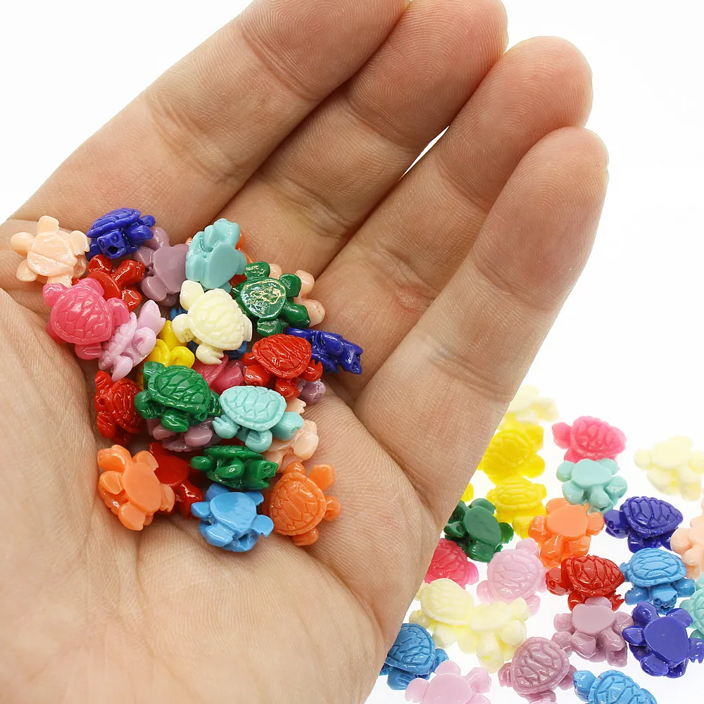 mélange couleurs sculpture petites perles de corail de tortue de mer 12 mm petites perles de corail de tortue bricolage bijoux de fabrication accessoires 262b