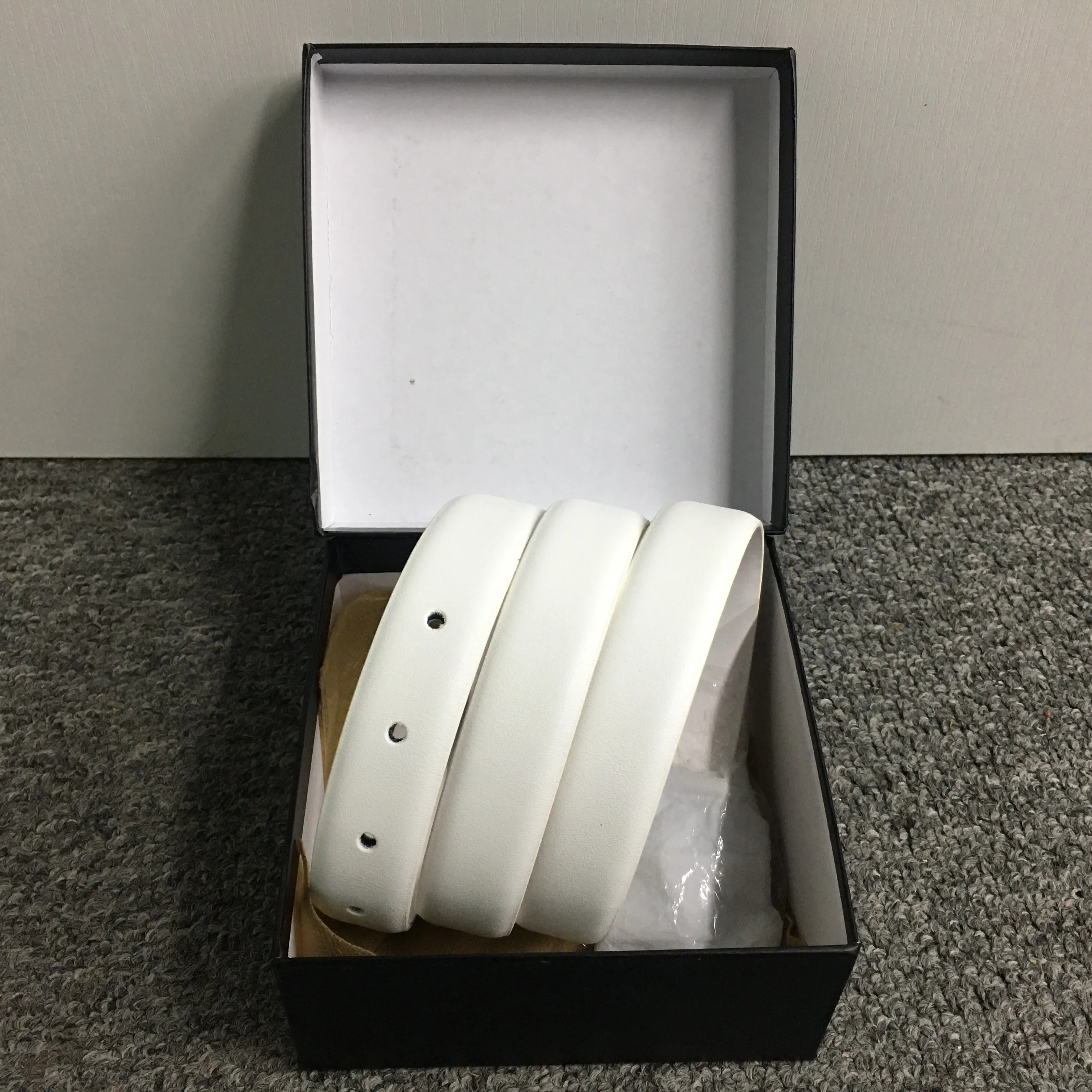 Ceintures pour hommes ceintures pour femmes ceinture pour hommes mode en cuir véritable grande boîte à boucle DF2934