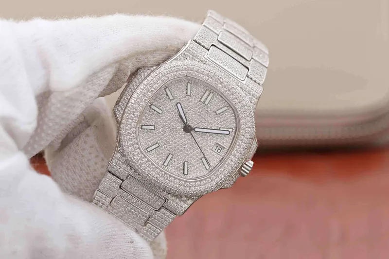 N Platinum Woman Designer Watchures Luxury Watches 5719 10g-010 Wather Watches Diamond Watch Montre de Luxe Montres de Luxe Pour Femm2648