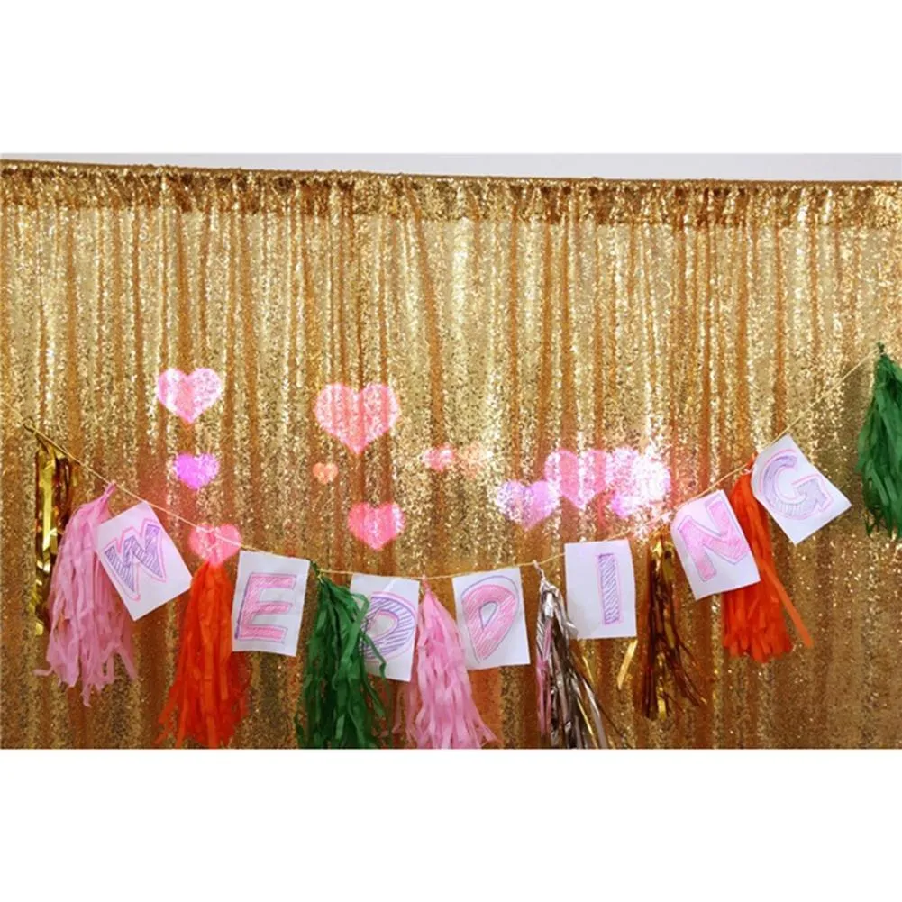 120 180cm Shimmer Sequin Restaurant Curtain Wedding Pobooth Backdrop Party Pography Background Birthday Party Supplies 3Colo284B