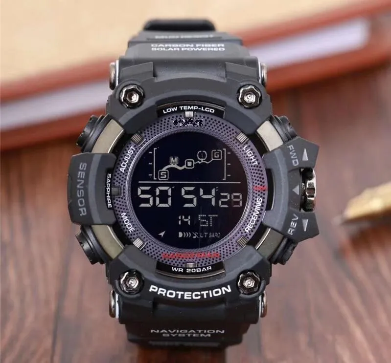 Large watches men's sports dial watches LED waterproof mountaineering digital men's watches automatic lights 269W