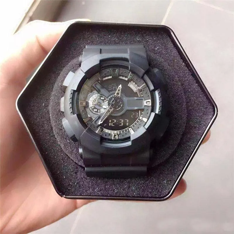Nuevos relojes de pulsera para hombres de llegada de moda Multifunción Auto LED THOCK THOCK Quartz Sport Watches for Man Male Studen2151