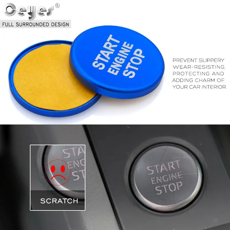 Start Engine Button Ring for AUDI (28)
