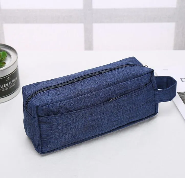 Women Men Men Pvc Grey Plain Laign Sport Sport Cosmetic Bag Outdoor