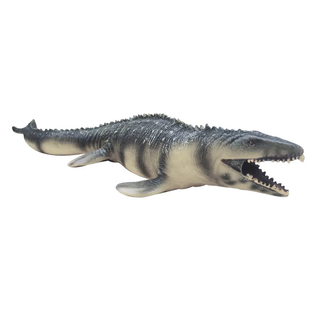 Simulation Grand Mosasaurus Jouet Doux Pvc Figurine Peint À La Main Modèle Animal Dinosaure Jouets Pour Enfants Cadeau C19041501264K