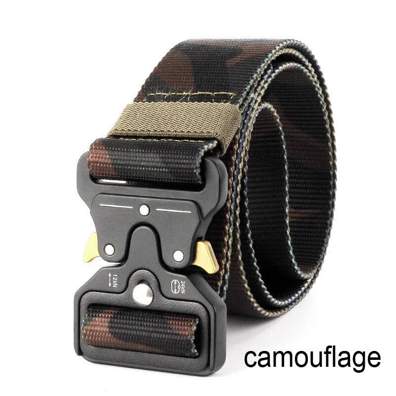 2019 Tactical Belt 1 77 '' Width Military Style Webbing Riggers Web Belt Heavy-Duty Quick-Release Metal Bigger Buckle Fre220x