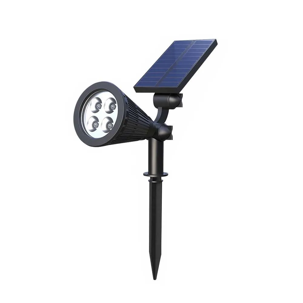 Brelong Outdoor Solar Lawn Light Color Buried Light Spotlight 4 Outdoor Courtyard Courtyard RGB LED Safety Light315V