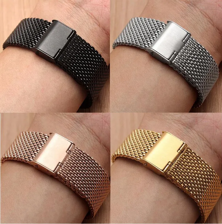 Stainless Steel Milanese Mesh Watch Band Watchband Wrist Bracelet Strap 18 20 22 24mm2491