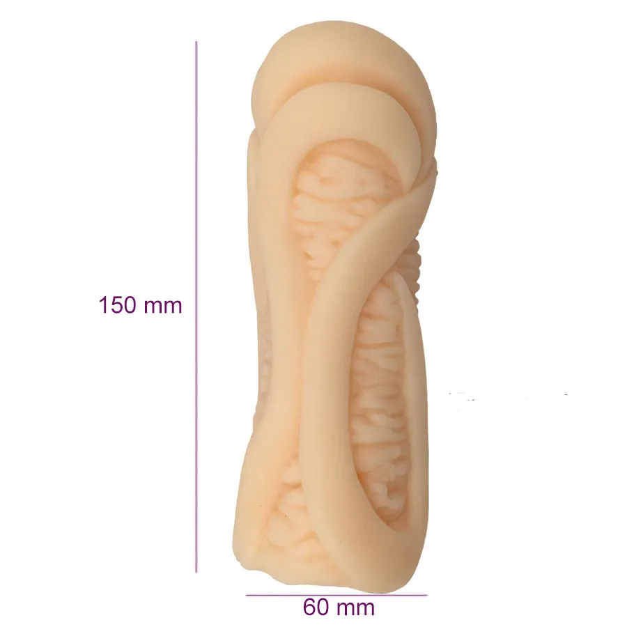Silikon 16 Jahre Vagina Modell Vagina Echte Muschi Männlicher Masturbator Saugen MasturbationBall Cook Penis Vibrator für Mann Y1912284067557