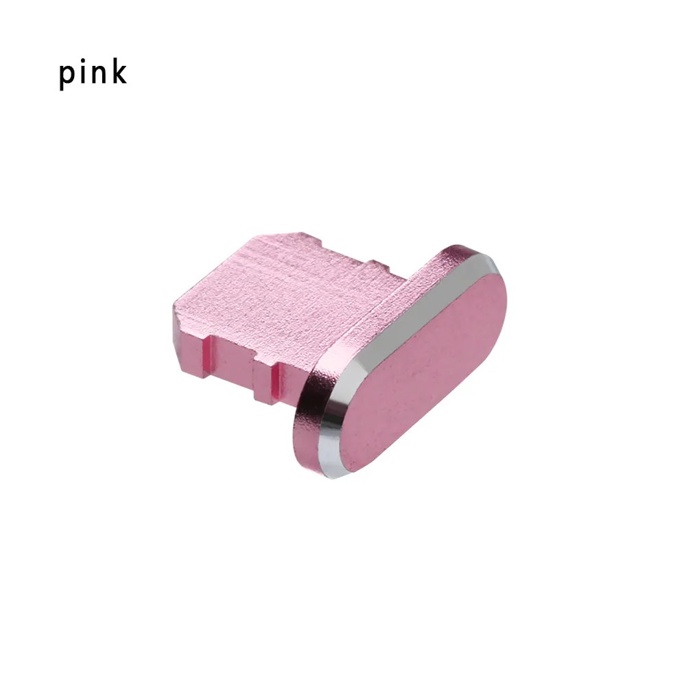 Colorful Metal Anti Dust Charger Dock Plug Stopper Cap Cover for iPhone X XR Max 8 7 6S Plus Cell Phone Accessories