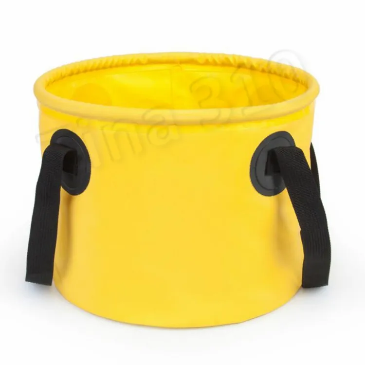 New Fishing Bucket 11L Waterproof Storage Portable Folding Outdoor Bucket For Camping Fishing Hiking Durable Container Buckets 4919