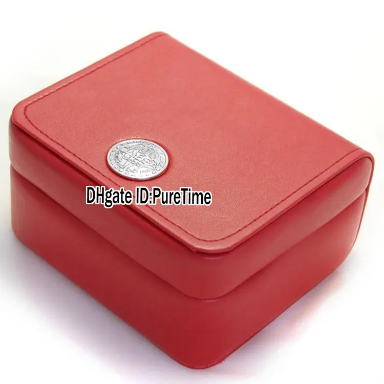 Boîte de montre en cuir rouge de haute qualité, montres entières pour hommes et femmes, boîte d'origine, carte de certificat, sacs en papier cadeau OMBOX Square pour P333Z