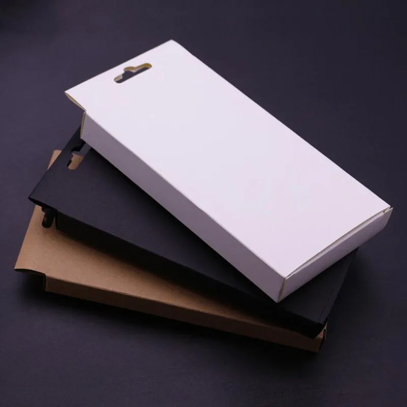 Universal Mobile Phone Case Package Paper Kraft Brown Retail Packaging Box for iphone 7SP 6SP 8SP Samsung 175x105x17mm2892
