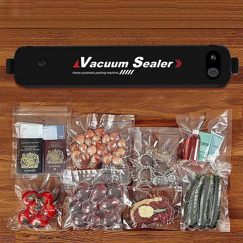 Vakuummatförseglingsmaskin Säkerhetscertifiering Köttförseglare med påsar Starter Kit Dry och fuktiga lägen för att hålla frukt Fresh234Q