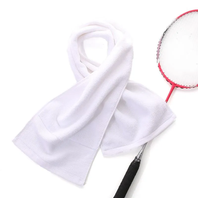 25 x 110 cm de serviette en coton broderie serviette de sport de fitness ￩tendue serviette de sport ￠ s￩chage rapide