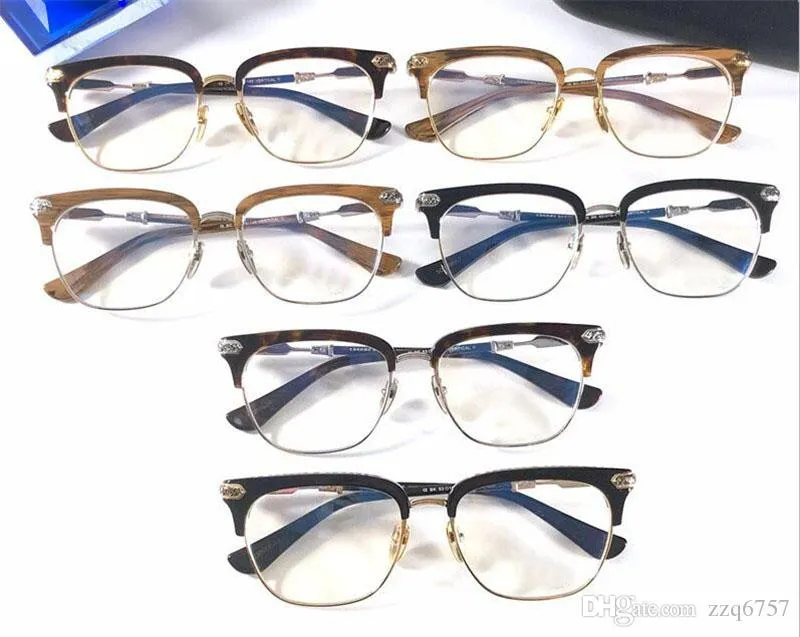 Nouvelle mode lunettes chrom-h lunettes VERTI hommes conception de monture d'oeil peut faire des lunettes de prescription monture vintage steampunk style2704