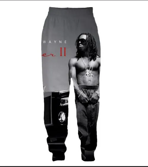 새로운 남성/여성 lil wayn 재미 있은 3D 인쇄 패션 Tracksuits Crewneck 힙합 운동복 및 바지 세트 후드 TZ010