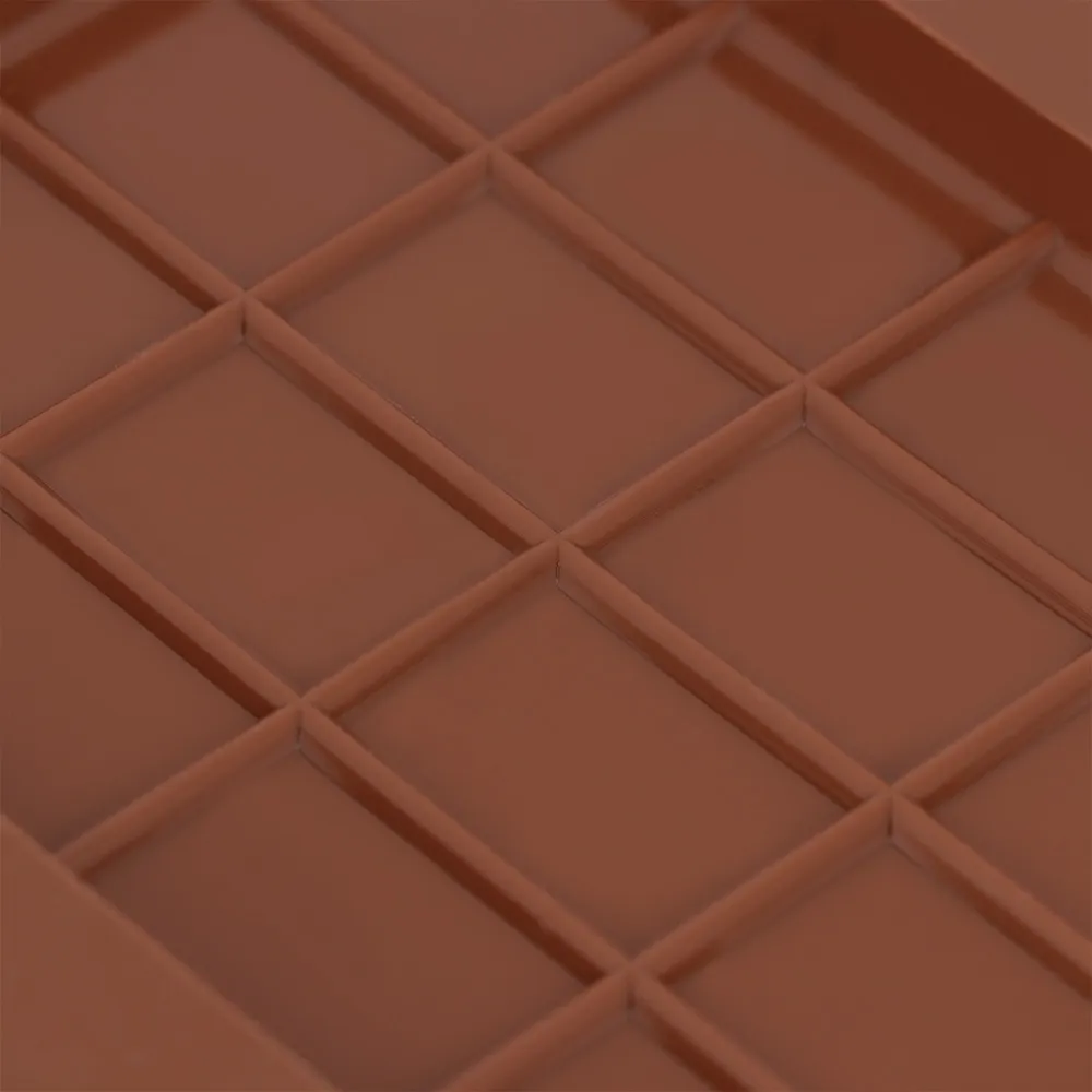 エコフレンドリーシリコンチョコレートキャンディー金型ケーキベイクカビベーキングペストリーツールバーブロックアイストレイモールド312Z