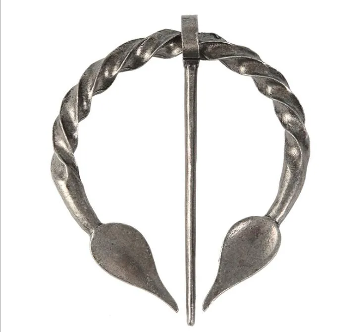 T GG Penannular Wikinger-Brosche, Umhangnadel, mittelalterlicher Verschluss, Wikinger-Schmuck, nordischer Schmuck, Schal-Zubehör, GB5439478864