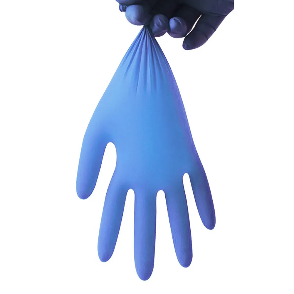 Wegwerp Superthin Nitril Handschoenen 100 Stuks Latex Werk Zwartblauw Keuken Oliezuurbestendig Laboratorium Universeel Lxlsm8959773