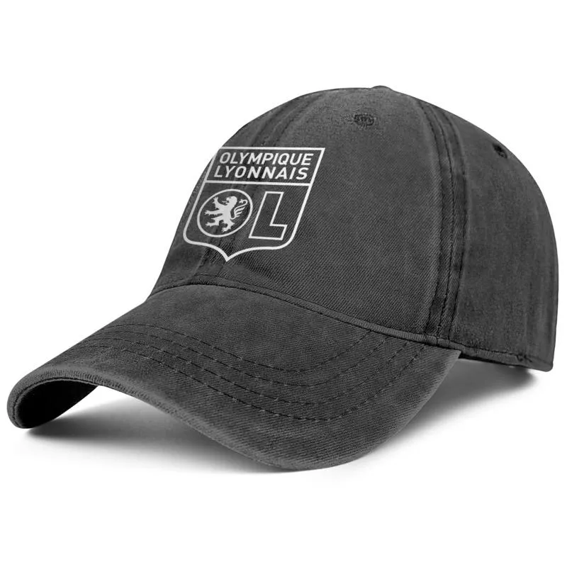 Стильный Olympique Lyonnais Les Gones ol Ol Unisex Denim Baseball Cap Golf Classic Hats Мраморный текст белый цвет рака молочной железы самка 8605063