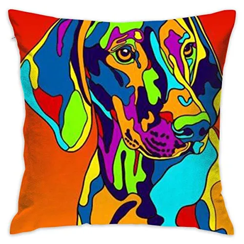 UE Multi Color Vizsla Dog Poduszki Pasek na sofę Dekoracyjne pomysły na poduszkę poduszki