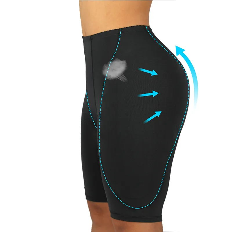 Kvinnor Butt Lifter vadderad Formear Enhancer Control trosor Body Shaper Underwear 2 Sponge Padded Fake Ass Button Hip Enhancer Y2195X