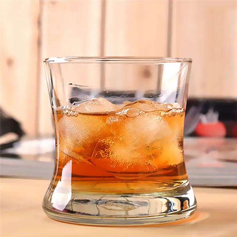 1 Stück Bleikristall-Bourbon-Whiskyglas, weiße Spirituosenbecher, Scotch-Becher, Weinbecher, Home-Bar, Drinkware272U