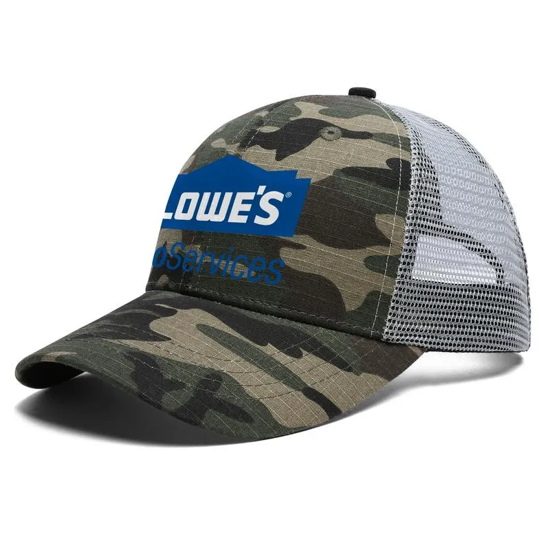 Fashion Lowe039s Racing Logo Unisex-Baseballkappe, tailliert, stilvolle Trucke-Hüte, blau, Logo der Heimwerkerfirma 3694902