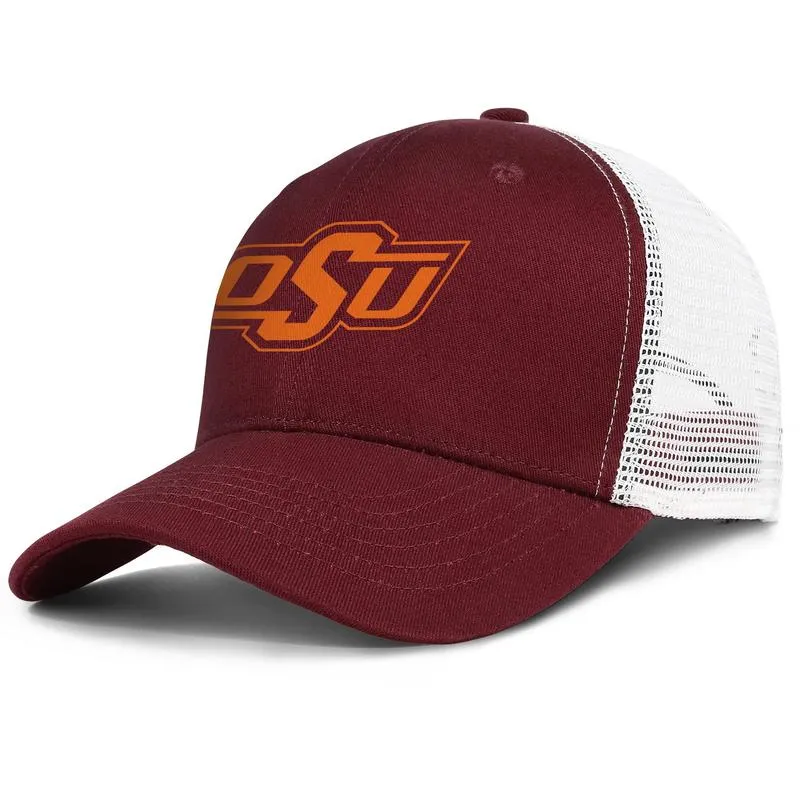Logotipo de fútbol de los Cowboys del Estado de Oklahoma para hombres y mujeres gorra de malla de camionero ajustable béisbol de moda personalizado béisbol h7808597
