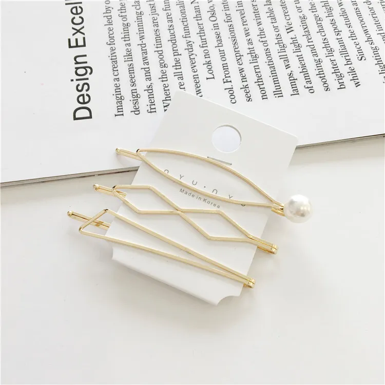 3 Stuks Set Parel Metalen Vrouwen Haar Clip Bobby Pin Barrette Haarspeld Haaraccessoires Beauty Styling Tools Drop Nieuwe Arrival259O