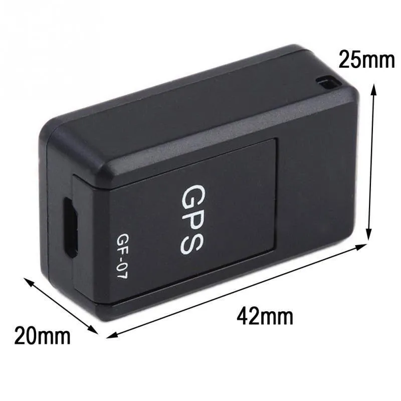 Mini urządzenie śledzące GPS dla dzieci GF-07 GPS magnetyczne urządzenia śledzące SOS do pojazdu samochodowego lokalizatory lokalizacji dzieci systemy lokalizacyjne potrzebują karty SIM TF