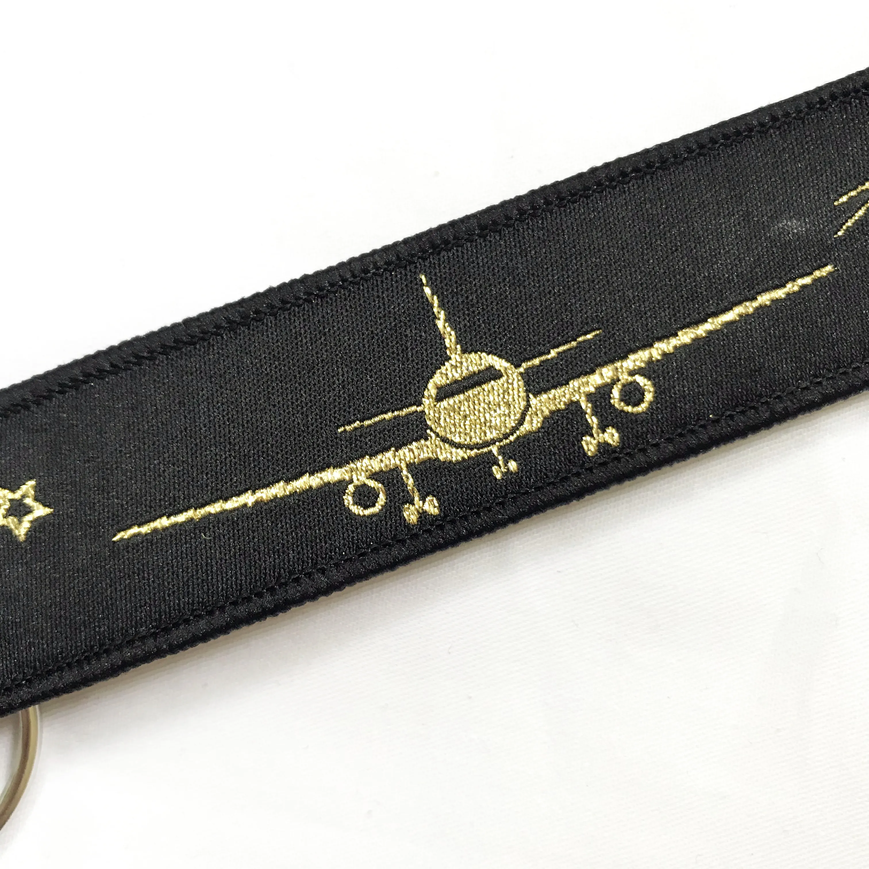 Kliny pełnoziarniste Porte Flight Crew Pilot Pirent Cel Clow Łańcuch kluczy Bolenning Gold Kolor tkanin tkanin tagów 10 szt. Lot286e