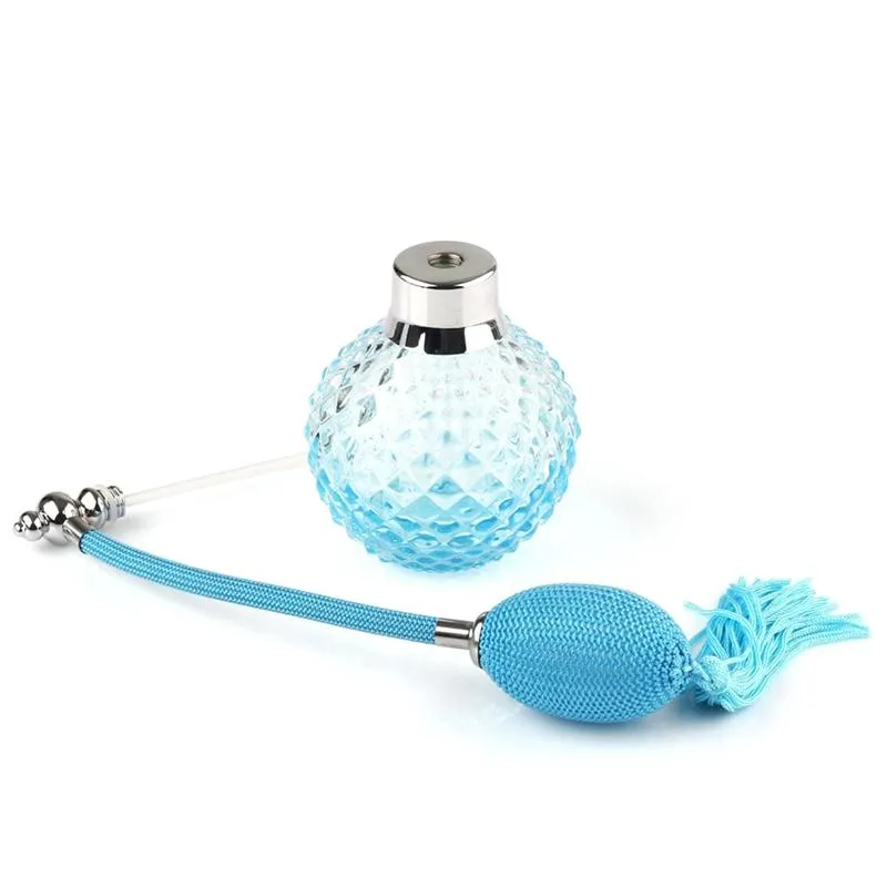 100 ml Vintage Crystal Parfüm nachfüllbarer Flaschenabzug Langrohrballon Parfüm Sprühflasche Flüssigkeit Speicher leere Flaschen220H