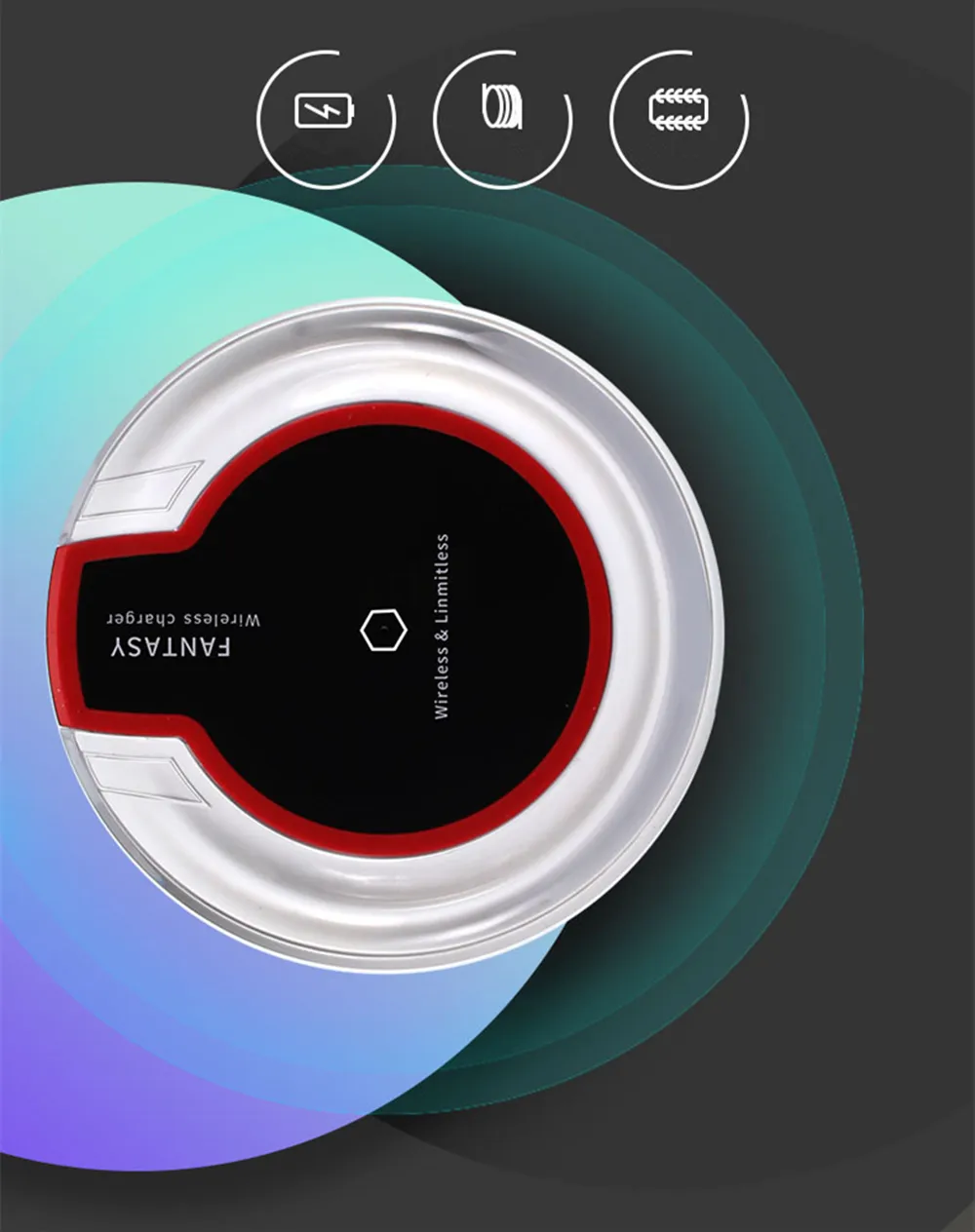 Qi Wireless Charger for iPhone X XS 11 Pro Max XR 8 Plus Samsung Galaxy S8 S9 S10 S20 Plus Xiaomi 9 10 Pro Wireless Charging Pad
