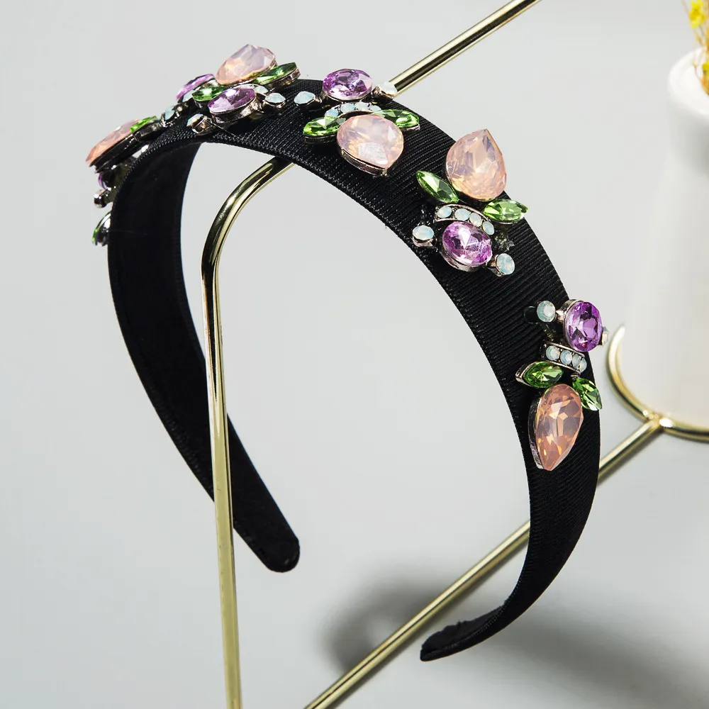 Barockes Wind-Haarband, weibliche Blumenfee, MORI-Serie, breites Stirnband4189258